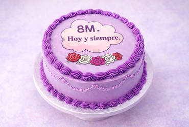 ▷ Tarta 8M en Barcelona - Día de la Mujer (Entrega)