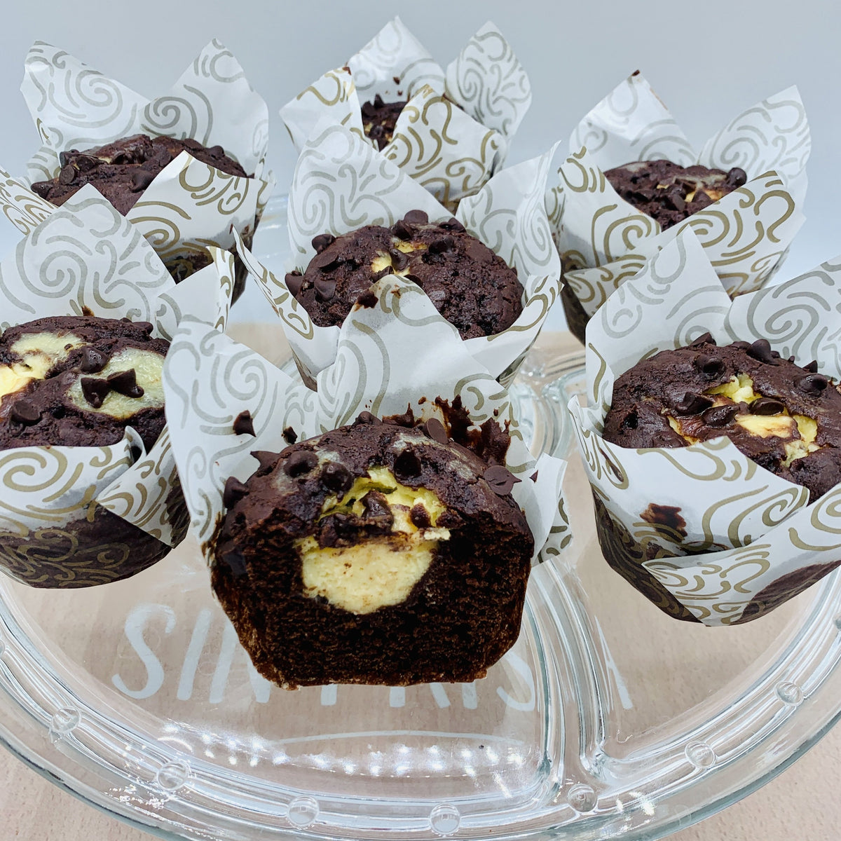 Compra Muffins de chocolate rellenos de cheesecake Nurita Cakery