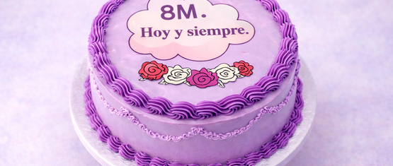 ▷ Tarta 8M en Barcelona - Día de la Mujer (Entrega)