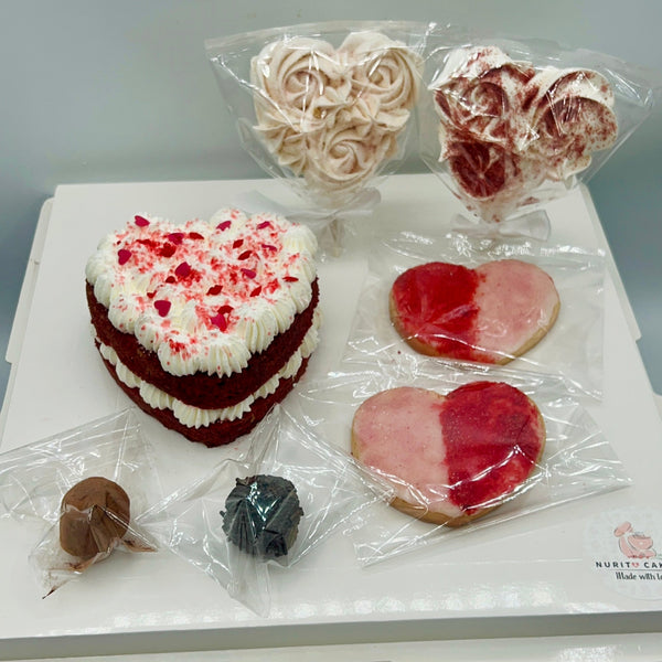 Pack San Valentín / Aniversario – Pastel Corazón con Trufas