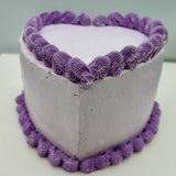 Tarta Corazón Vintage Lila