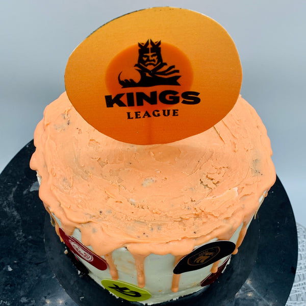 Tarta King's League Personalizada – Fútbol & Elegancia