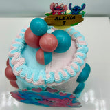 Tarta Stitch y Angel personalizada en Barcelona
