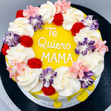 Tarta artesanal Día de la Madre con mensaje Te Quiero Mamá