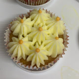 Cupcake de zanahoria con frosting de queso