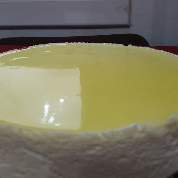 Pastel frío de piña
