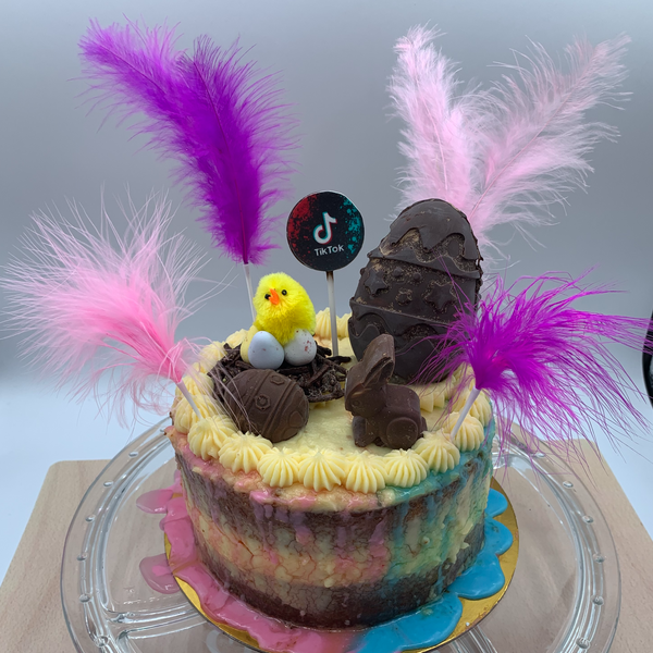 Mona de pascua + Huevo bomba de chocolate