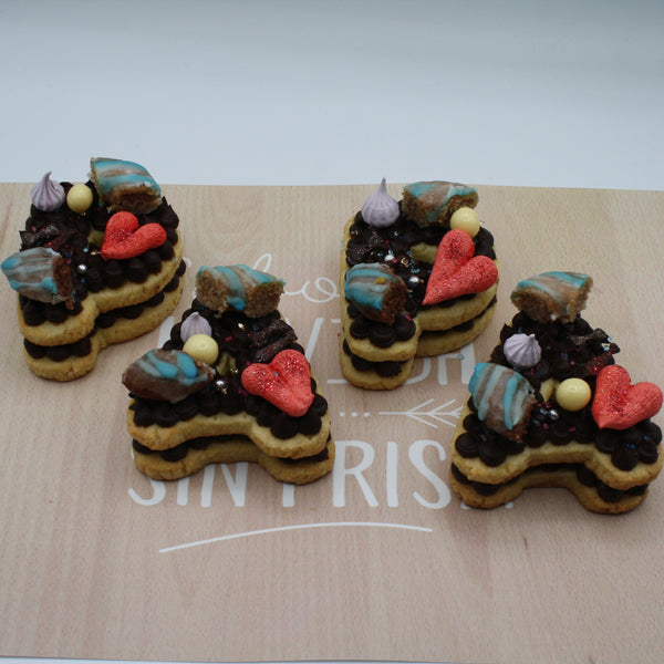 Pastel con inicial PAPA 