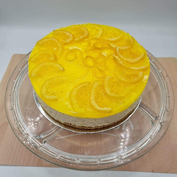 Pastel frío mousse de limón