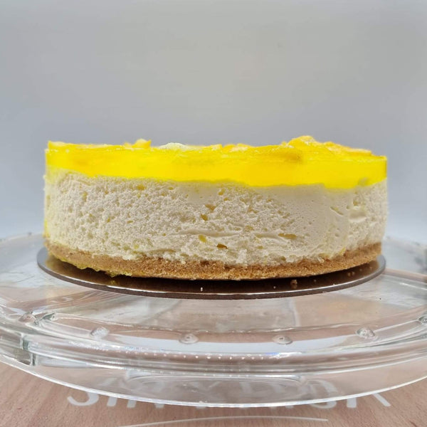 Pastel frío mousse de limón
