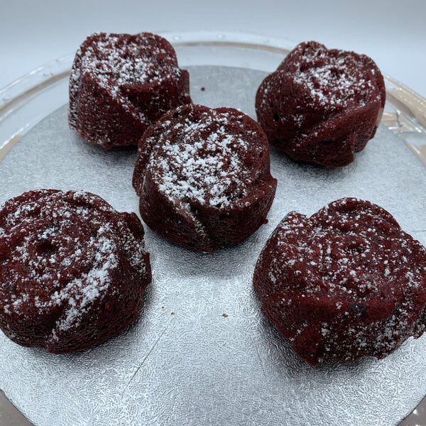 Pastel en forma de rosa individual