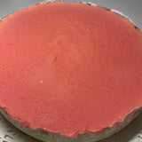 Cheesecake americano con cobertura de fresa