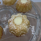 Bundt cake de requesón y vainilla individual