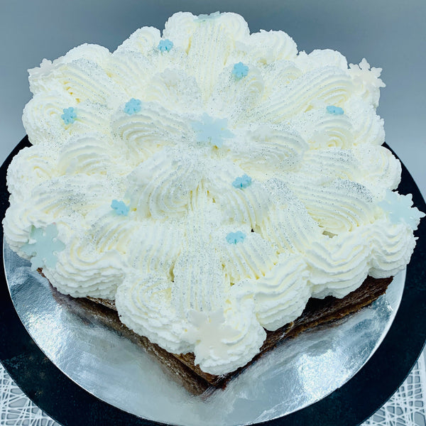 Pastel copito de nieve