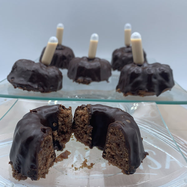 Bundt cake de Baileys individual