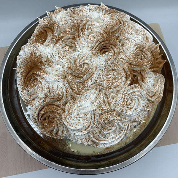 Pastel tres leches con canela