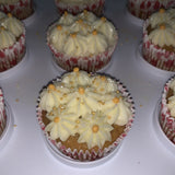 Cupcake de zanahoria con frosting de queso