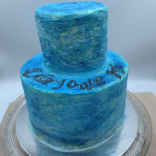 Pastel de vainilla relleno de crema de fresa natural