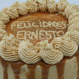 Pastel de  dulce de leche