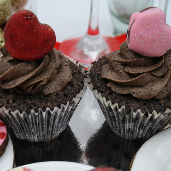 Pack San Valentín / Aniversario - Cupcakes + Bomba de chocolate