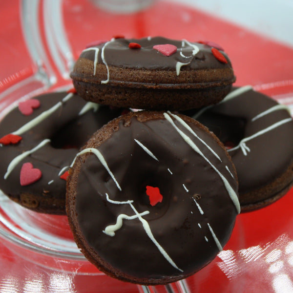 Mini donuts de chocolate y chocolate negro (A partir de 6 unidades)