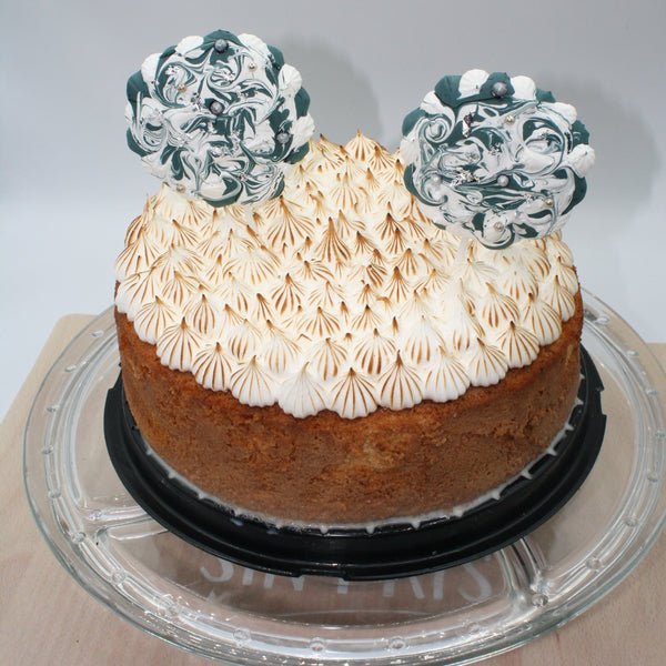 Pastel tres leches flameado