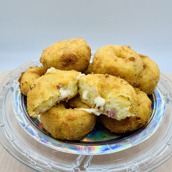 Donuts de jamón y queso