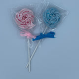 Cakepops rosa y azul para revelación de sexo del bebé en Barcelona