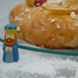 Rey confitada del Roscón de Reyes tradicional